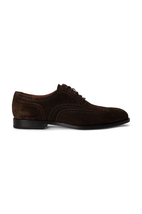 Polo Ralph Lauren Polčevlji moški semišasti Owen Wingtip rjavi 811P15884001