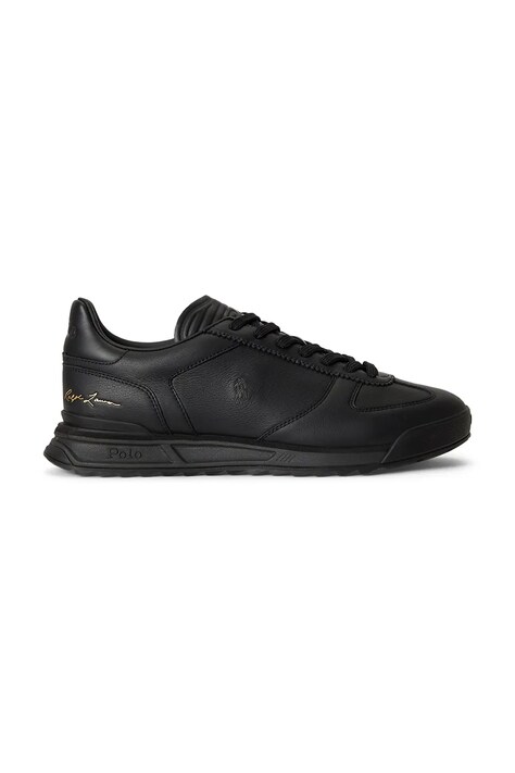 Polo Ralph Lauren Varick Sig sneakers pánske kožené čierne 809P17877001