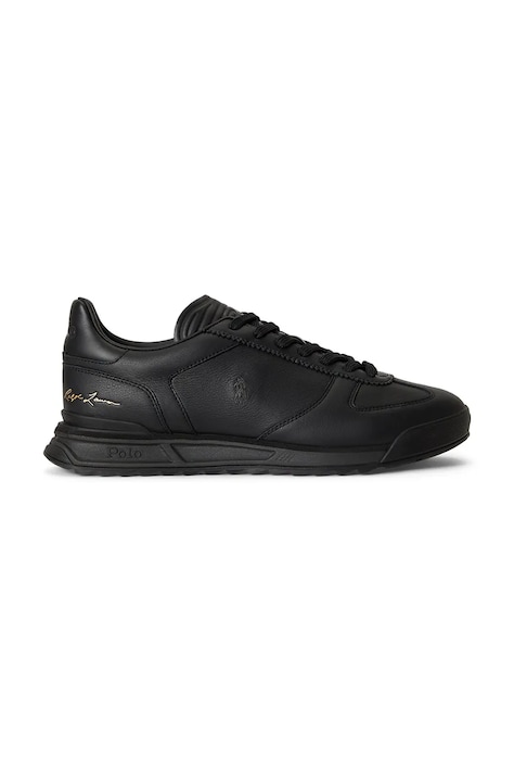 Polo Ralph Lauren Varick Sig sneakers pánske kožené čierne 809P17877001
