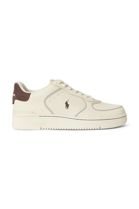 Polo Ralph Lauren Masters Crt tenisice za muškarce od kože bež 809P15490002