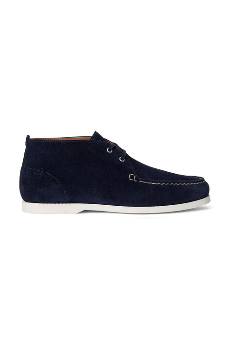 Polo Ralph Lauren Poltopánky pánske semišové Merton Chuka tmavomodré 803P07648003