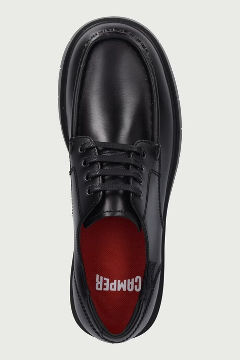 Camper мокасини чоловічі шкіряні Alaro — AW26-OBMZ8S, чорний — фото 4