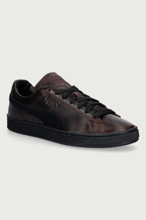 Puma Suede Dressed sneakersy męskie skórzane brązowe 408831