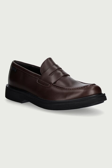 Camper Μοκασίνια Ανδρικά δερμάτινα Norman καφέ K101001-005