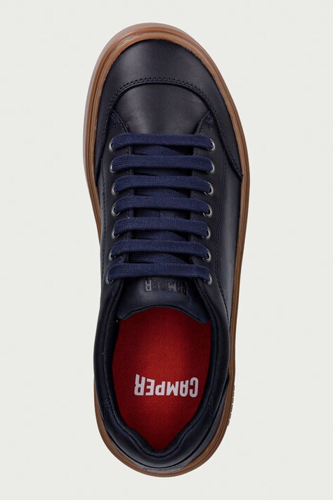 Camper Runner Twentyfive кросівки чоловічі шкіряні — AW26-OBMZEY, темно-синій — фото 4