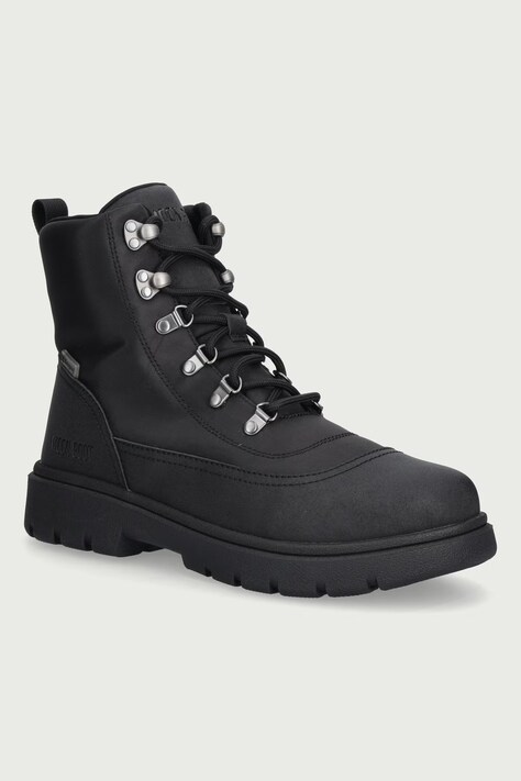 Moon Boot Ορειβατικά μποτάκια Ανδρικά MB COMBAT BOOT NYLON WP μαύρα 80D2520070 N001