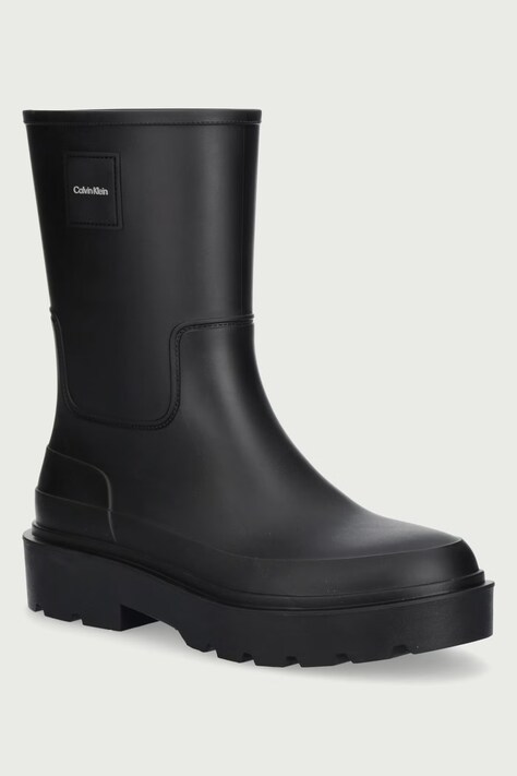 Calvin Klein Γαλότσες Ανδρικές COMBAT RAIN BOOT μαύρες HM0HM02243
