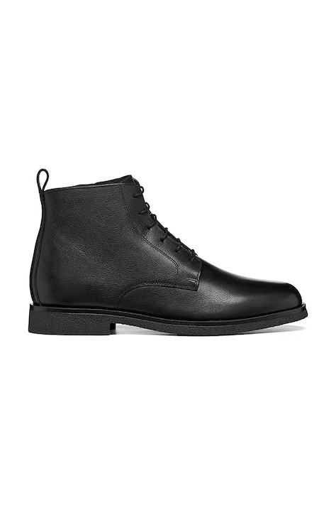 Geox Topánky pánske kožené U SAHARO čierne U6658A00047C9999