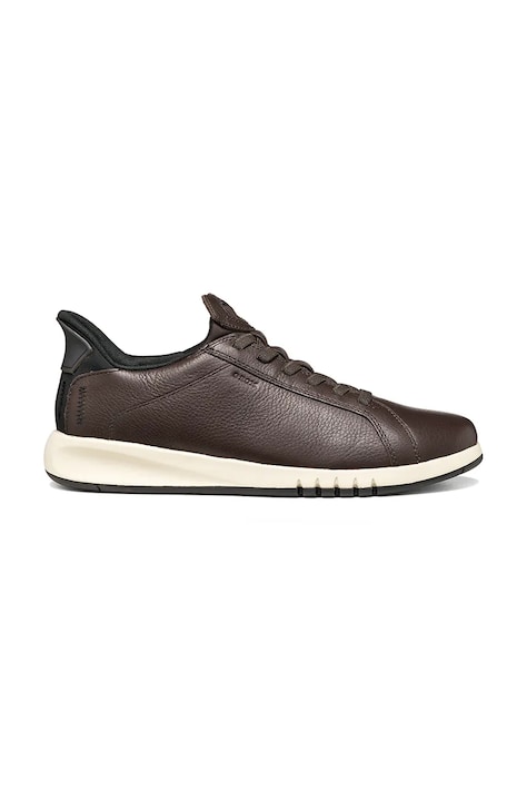 Geox U AERANTIS PLUS FAST IN sneakers γυναικεία δερμάτινα καφέ U65MUA00046C6009
