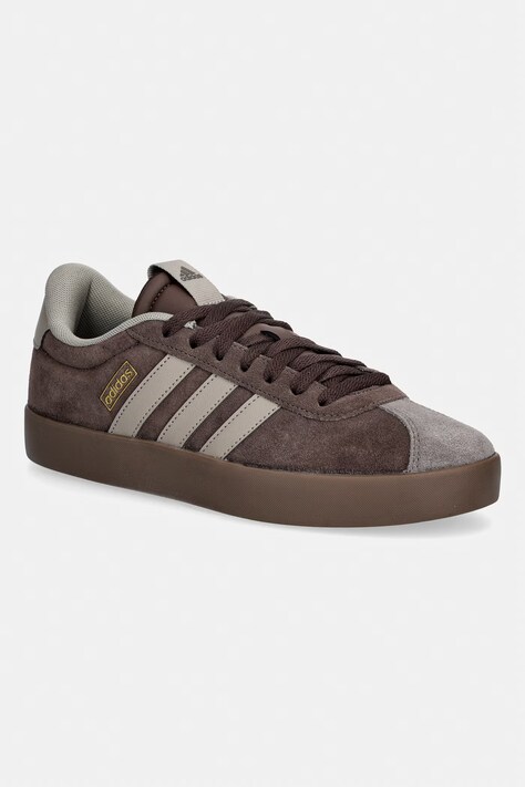 adidas VL Court 3.0 sneakersy męskie zamszowe brązowe LA7780