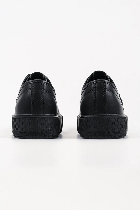Karl Lagerfeld Kampus Max III Nft класичні кеди чоловічі шкіряні — AW26-OBMZMK, чорний — фото 3