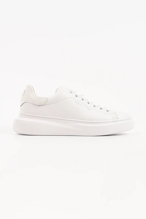 Karl Lagerfeld Kore sneakersy męskie skórzane białe KL56525