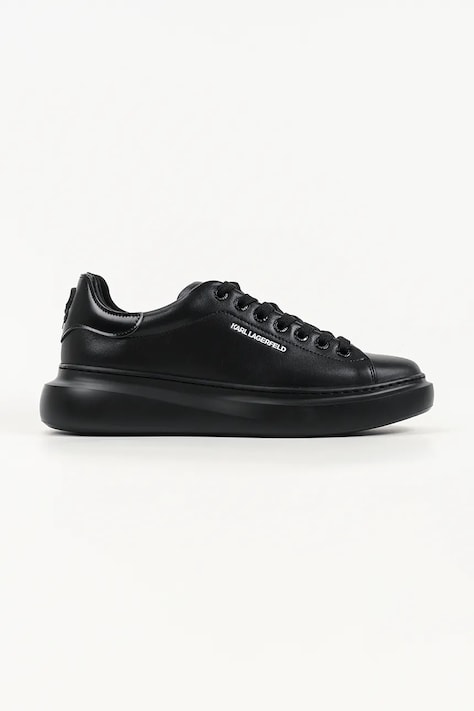 Karl Lagerfeld Kore sneakersy męskie skórzane czarne KL56525