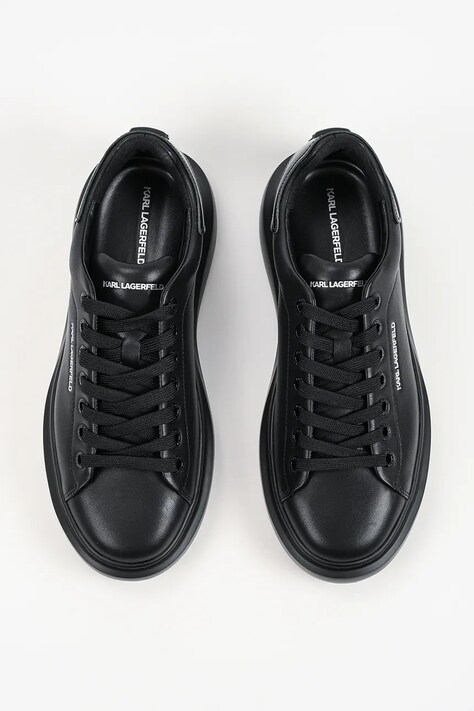 Karl Lagerfeld Kore кросівки чоловічі шкіряні — AW26-OBMZMU, чорний — фото 4