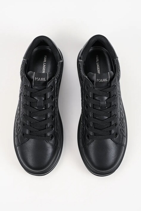 Karl Lagerfeld Kapri Mens кросівки чоловічі шкіряні — AW26-OBMZMZ, чорний — фото 4