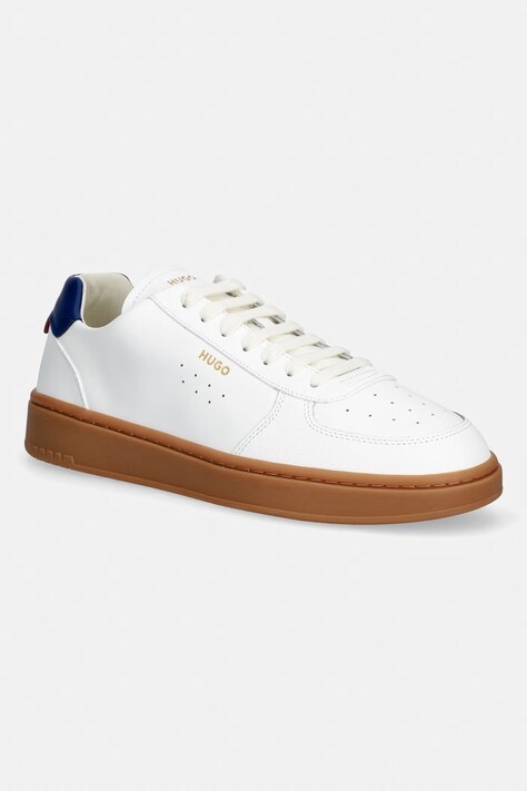 HUGO Neston sneakers boty pánské kožené bílé 50568987.124