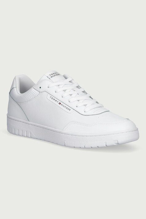 Tommy Hilfiger TH BASKET CORE LEATHER sneakersy męskie beżowe FM0FM05927