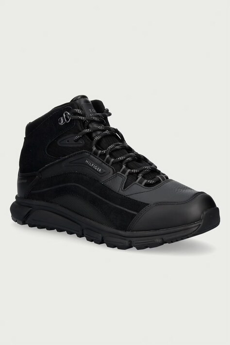 Tommy Hilfiger WP MIX CHUKKA RUNNER superge moške črne FM0FM06022