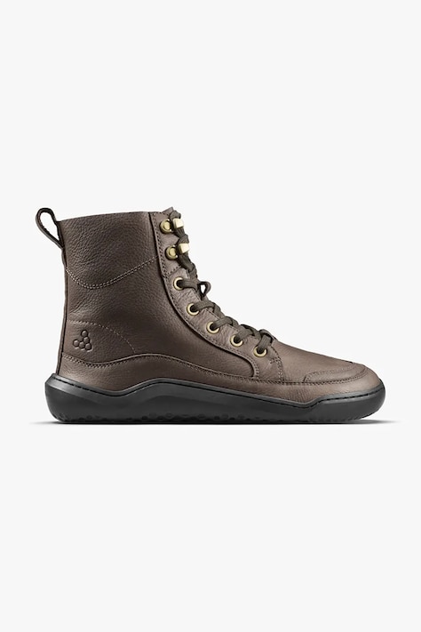 Vivobarefoot Buty męskie skórzane GOBI BOOT brązowe 305124