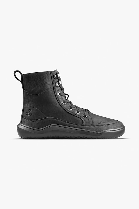 Vivobarefoot Topánky pánske kožené GOBI BOOT čierne 305124