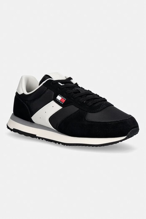 Tommy Jeans TJM EVA RUNNER MIX MATERIAL tenisice za muškarce crne EM0EM01737
