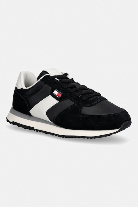 Tommy Jeans TJM EVA RUNNER MIX MATERIAL superge moške črne EM0EM01737
