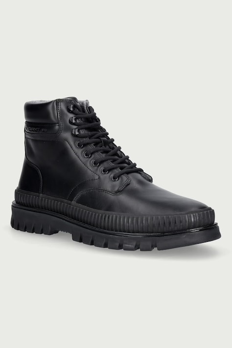 Gant Туристически обувки мъжки от кожа Nebrada черни 33641489