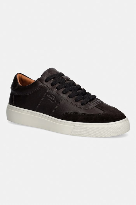 Gant McJulien sneakers ανδρικά δερμάτινα καφέ 33633393