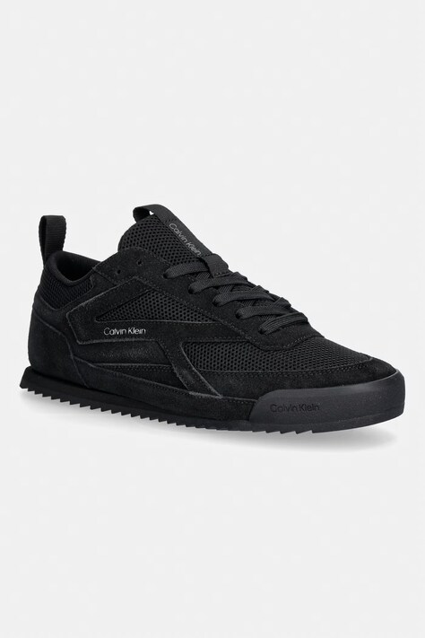 Calvin Klein LOW PRO RUNNER MIX MAT sneakers boty pánské černé HM0HM02208