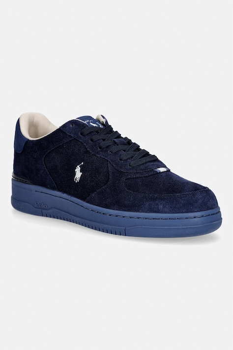 Polo Ralph Lauren Mastr Ct Rib маратонки мъжки от велур тъмносини 809P13085001