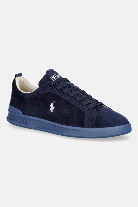 Polo Ralph Lauren Hrt Crt Rib sneakers Ανδρικά δερμάτινα σκούρα μπλε 809P13080001