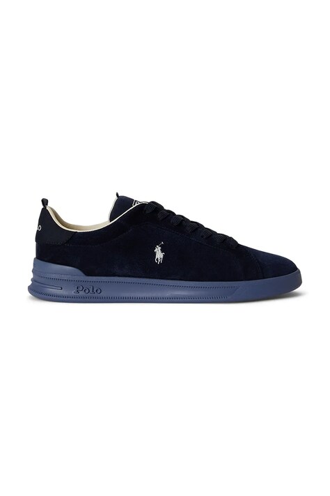 Polo Ralph Lauren Hrt Crt Rib sneakers boty pánské kožené námořnické modré 809P13080001