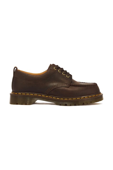 Dr. Martens Półbuty skórzane Lowell brązowe DM43348200