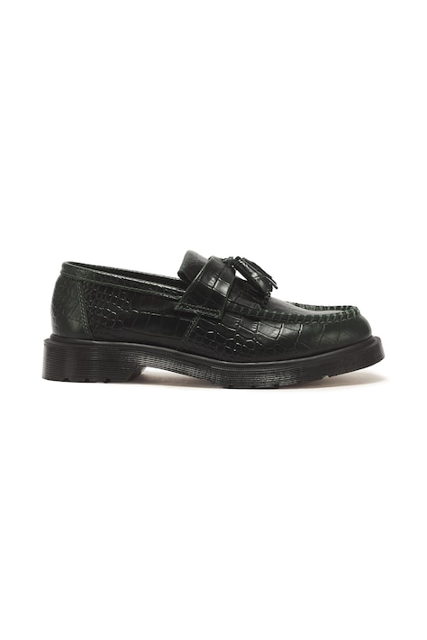 Dr. Martens Adrian Croc mokasyny skórzane zielone DM43188300