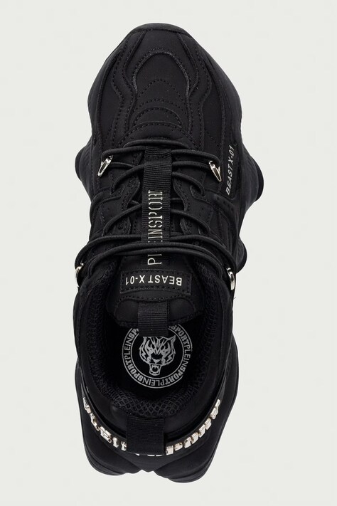 Plein Sport Beast X-01 2.0 кросівки — AW26-OBUZPG, чорний — фото 4