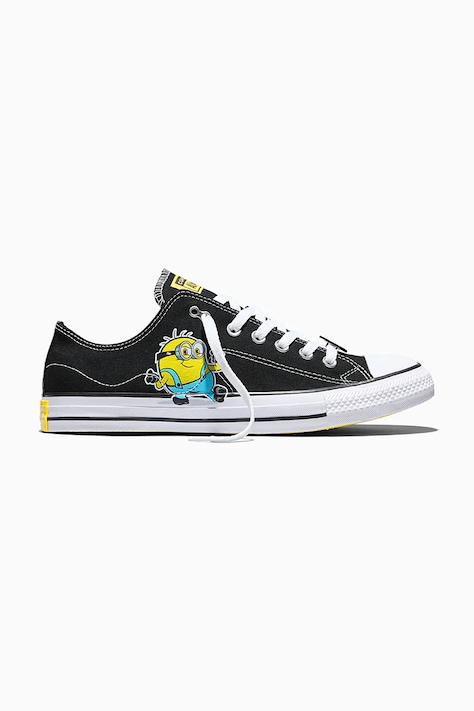 Converse x Minions Chuck Taylor All Star teniske črne nizke A21404C