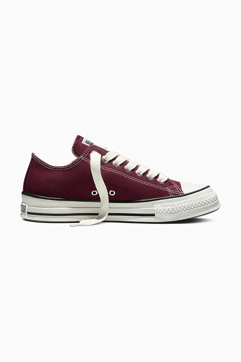 Converse Chuck Taylor Throwback OX πάνινα sneakers μπορντό χαμηλά A20073C