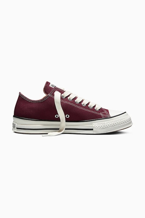 Converse Chuck Taylor Throwback OX πάνινα sneakers μπορντό χαμηλά A20073C
