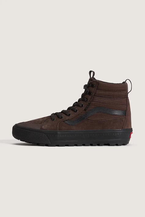 Vans Sk8-Hi Waterproof Insulated MTE platnene superge semišaste rjave visoke s platformo VN000Y623N11