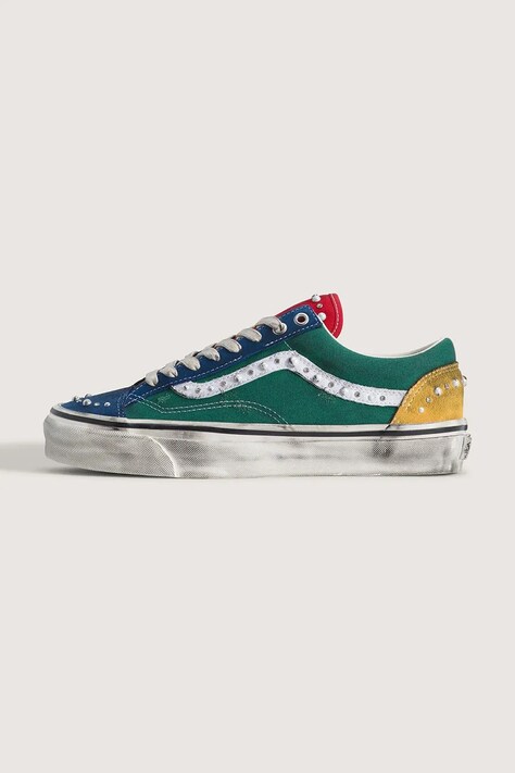 Vans LX Old Skool 36 tenisky zelené vysoké VN000E8VBGK1