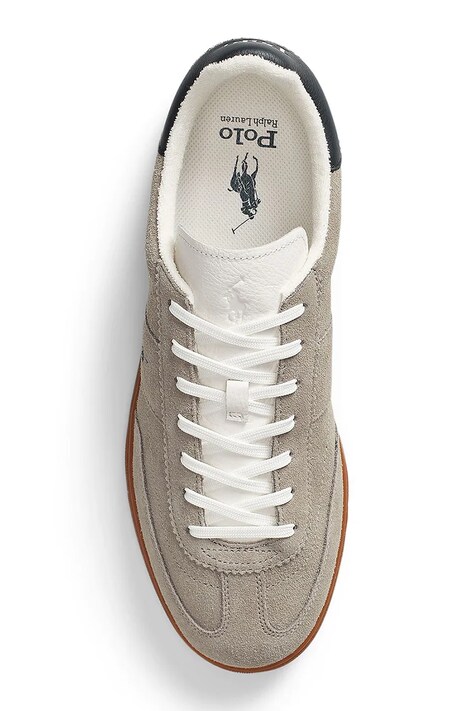 Polo Ralph Lauren Bedford Pp кросівки замшеві — AW26-OBUZW3, сірий — фото 3