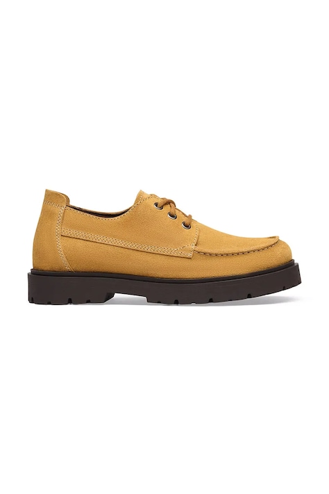 Birkenstock Polobotky semišové Highwood Moc Lace Suede Leather hnědé 1033193