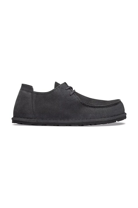 Birkenstock cipele od brušene kože Utti Lace Suede Leather sive 1032685