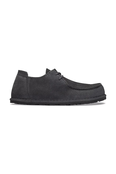Birkenstock cipele od brušene kože Utti Lace Suede Leather sive 1032685
