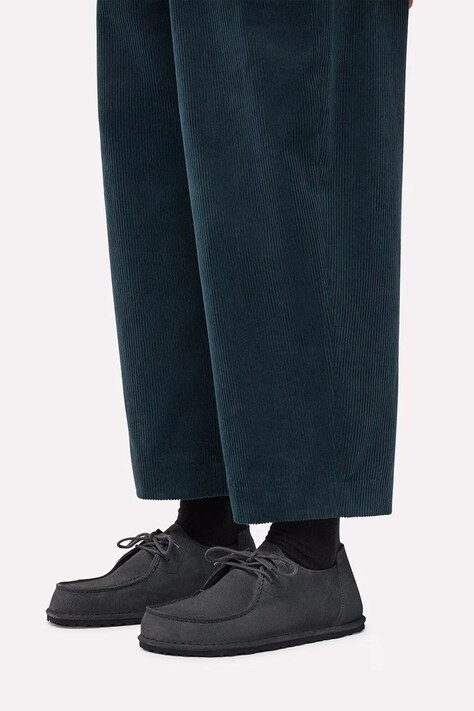 Birkenstock напівчеревики замшеві Utti Lace Suede Leather — AW26-OBUZZD, сірий — фото 6