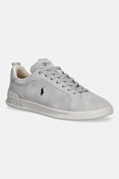 Polo Ralph Lauren Hrt Crt Rib tenisice od brušene kože sive 809P13080002