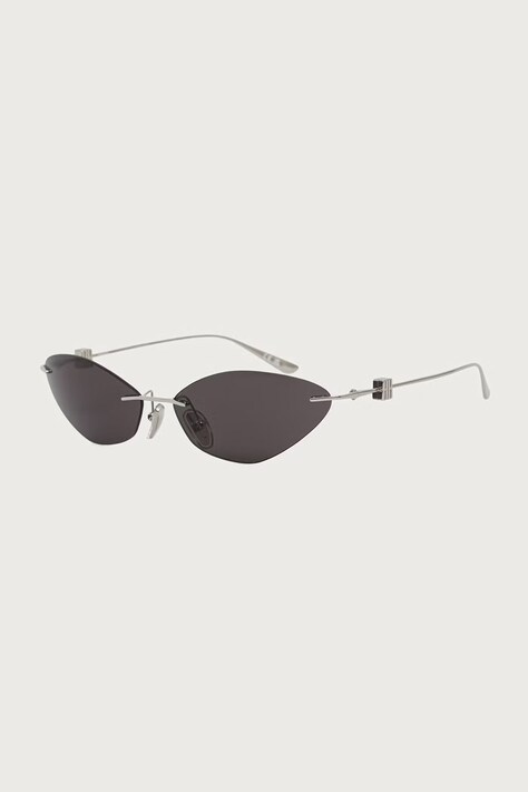 Balenciaga Okulary przeciwsłoneczne damskie srebrne BB0536S
