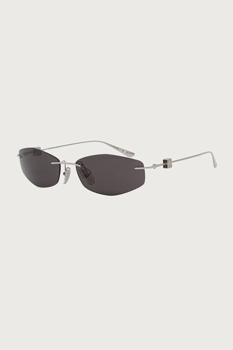 Balenciaga Okulary przeciwsłoneczne damskie srebrne BB0535S