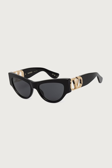 Valentino Eyewear Okulary przeciwsłoneczne kocie oczy damskie czarne VG0053S