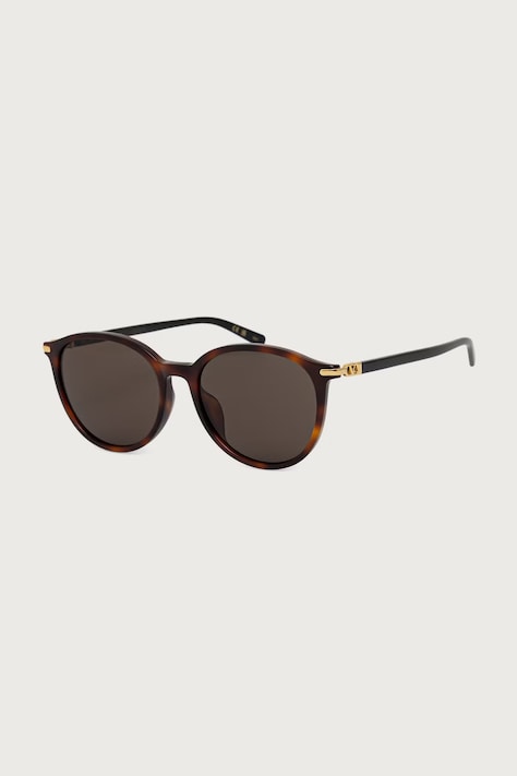 Valentino Eyewear Okulary przeciwsłoneczne okrągłe damskie brązowe VG0048SK